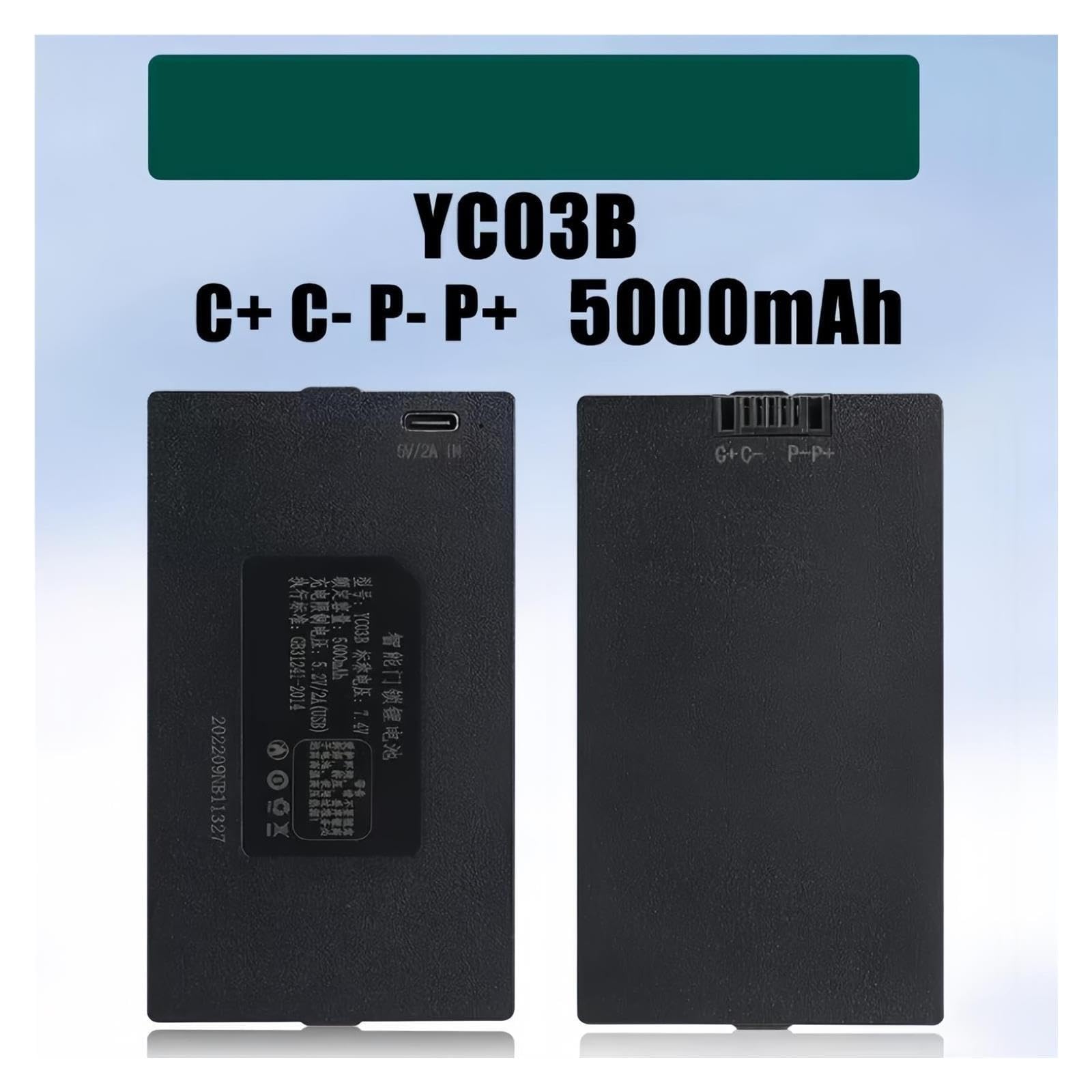 Batteria For Blocco Impronte Digitali Da 5000 MAh, For YC03B