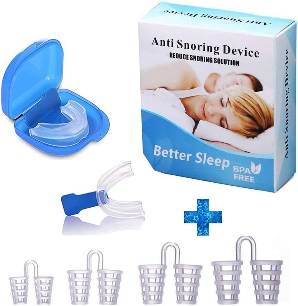 ChicAbode Snore Aids Anti Snoring Devices,Snoring Solution Effective/Easy Snore Stopper for Men and Women Sleeping Aid Professional