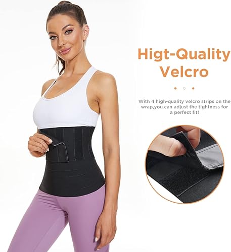 Miniatura 2 de Waist Trainer for Women Lower Belly Fat, Stomach Wraps for Weight Loss, Waist Trimmer for Women & Men, Stomach Shapewear,Machine Washable Waist