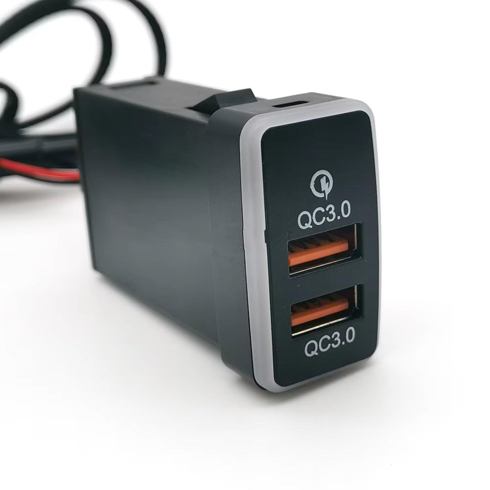 Compatible Avec Toyota Pour Prado Fj Pour Cruiser Double Interface USB Prise Tension Affichage De Charge 12V 24V Rapide Pour Adaptateur Chargeur Interface USB AUX voiture