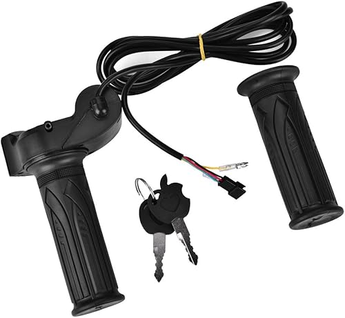 VGEBY 1 par de empuñaduras eléctricas para bicicleta, pantalla LED impermeable, para manubrio de bicicleta eléctrica, coches, scooters, acelerador