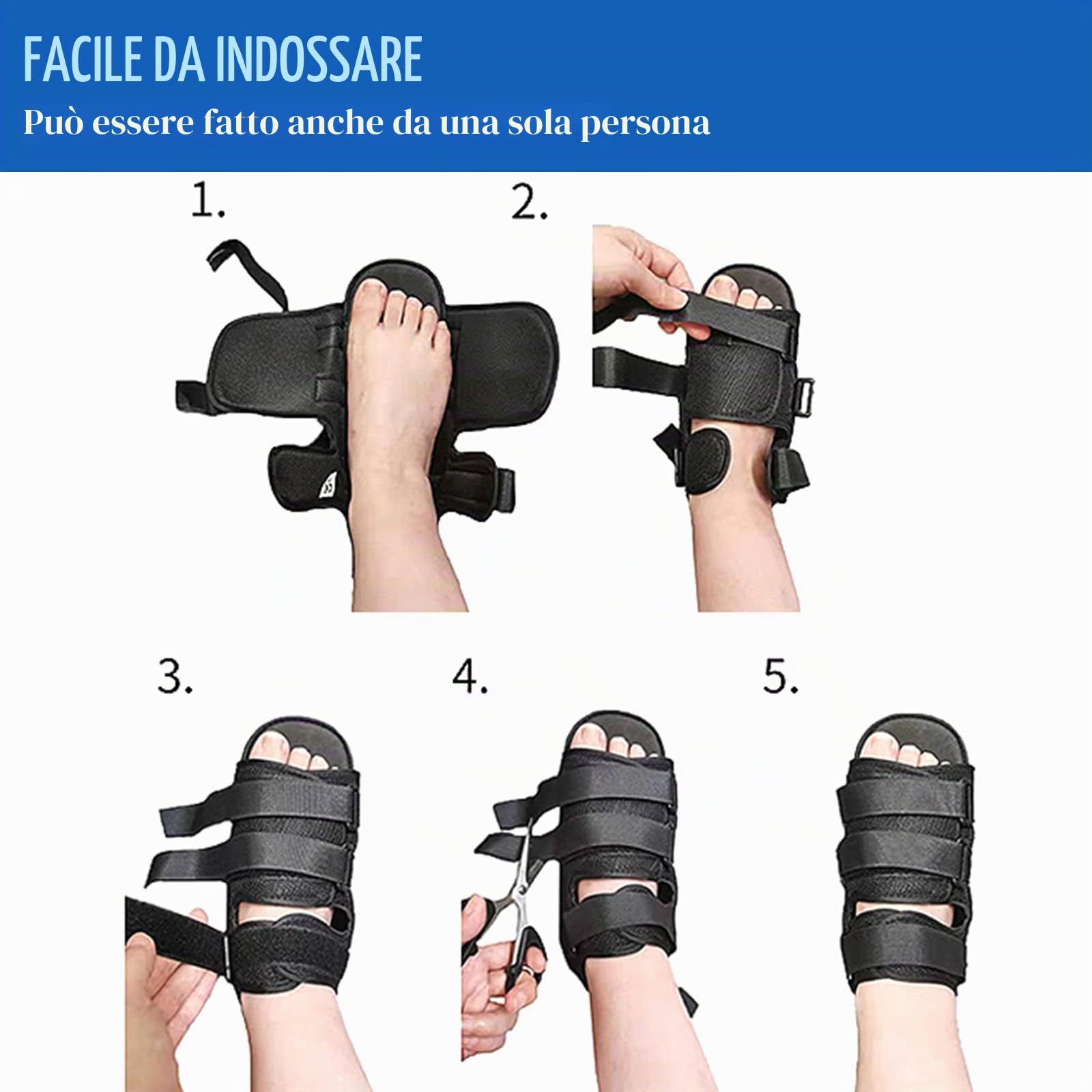Scarpa da recupero post operazione, regolabile per camminata medica avampiede scarpa, per supporto post-operatorio, piede rotto, alluce valgo rotto, punta grossa intervento chirurgico piatto (XL)
