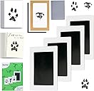 Inkless Paw Print Kit,Dog Paw Print Kit,Dog Nose Print Kit,Clean Touch Ink Pads and Imprint Cards,Pet Paw Print Impression Kit for Dogs Cats Footprint Keepsake