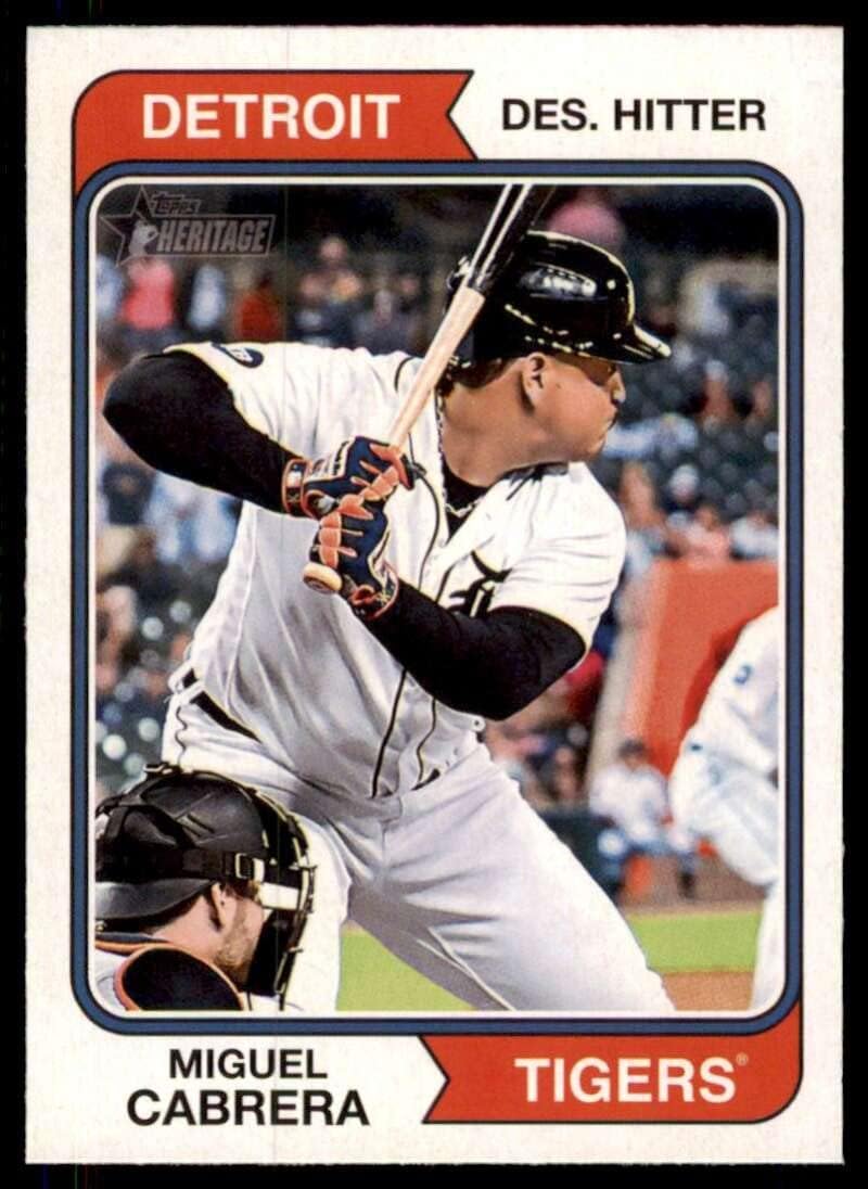 2023 Topps Heritage #151 Miguel Cabrera NM-MT Detroit Tigers Baseball Trading Card MLB