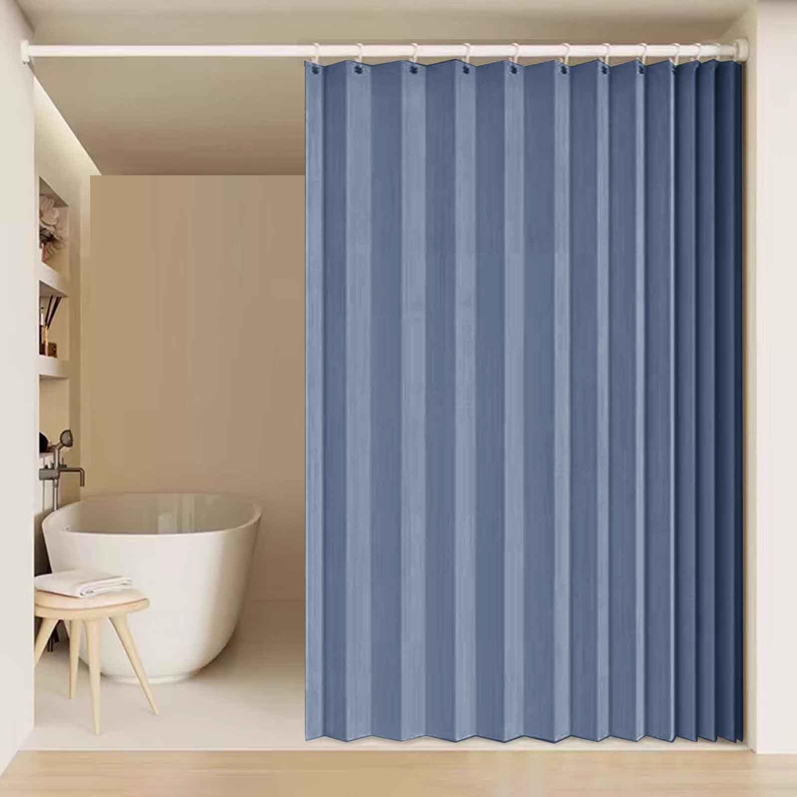 YWQJL Folding door curtain,With telescopic rod,Home Room Darkening Door Curtains,Privacy Pleated Folding Curtain With Magnetic Closure Closet Door Curtains(04,W 200*H 200cm)