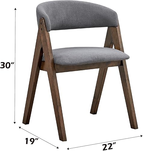 Miniatura 3 de Acme Keiki - Silla auxiliar en nogalgris (juego de 2)