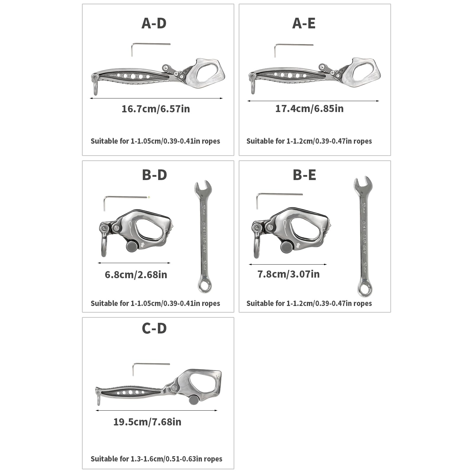 Rappel Gear Downhill Attrezzatura Salvataggio Dispositivo Arrampicata Discensore Per Arrampicata Rappelling Arrampicata Downhill