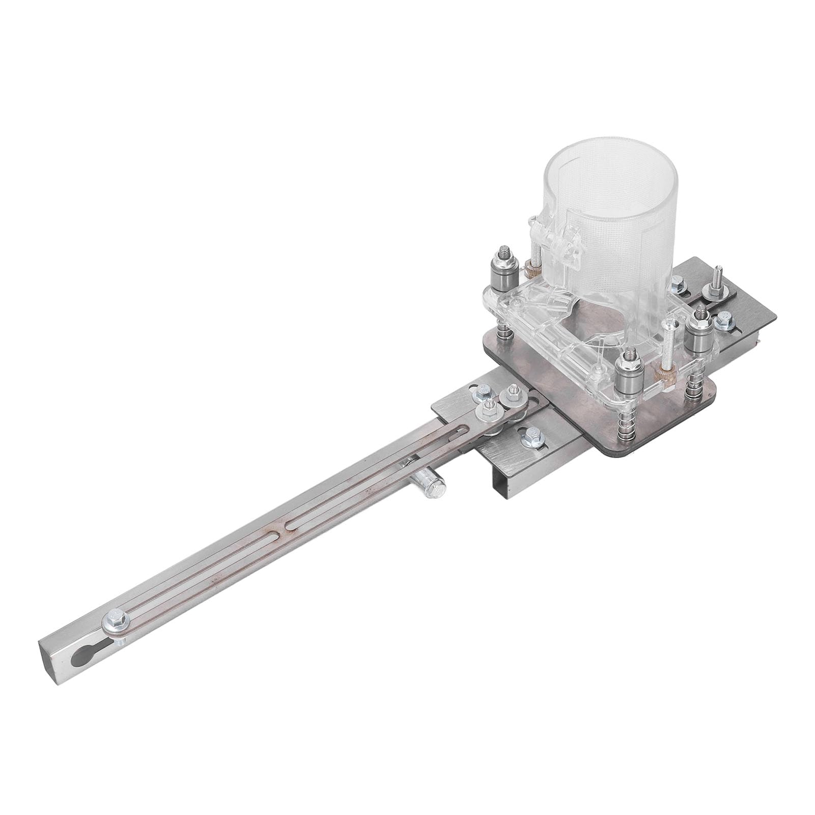 Cocoarm Fresadora de Madera Fresadora de Molduras de Acero Inoxidable y Plástico Transparente para Ranurar, Tallar y Recortar de Palma Compacta para Uso de Ensamblaje de Chapa de Tablero de Plástico