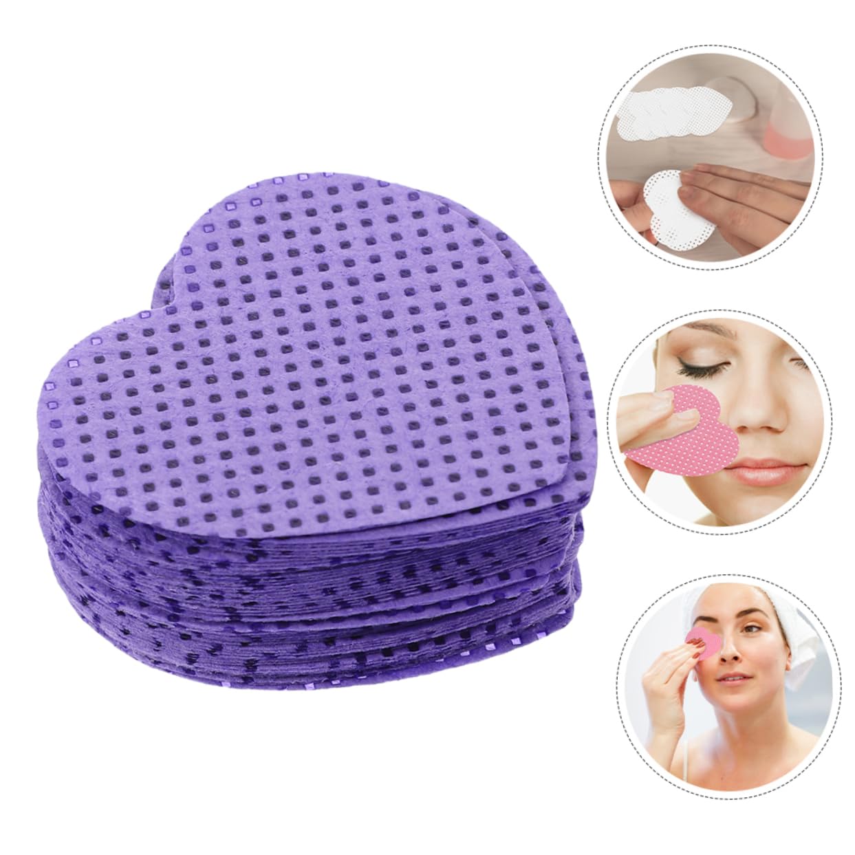 Healvian Salviette Per Rimozione Unghie Pad Cotone Per Unghie Per Nail Art e Rimozione Gel Confezione Pratica e Leggera Utilizzo Domestico e Professionale