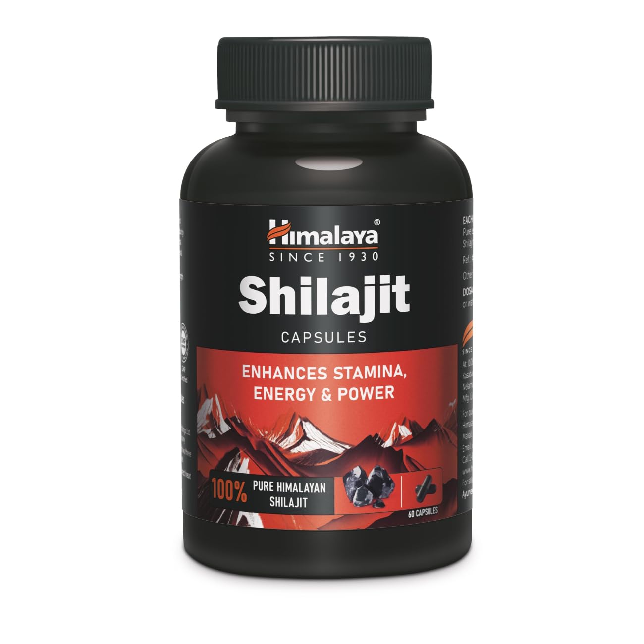 Himalaya Shilajit 60 Capsules & Organic Ashwagandha 30 Caplet Combo pack I Enhances Stamina & Energy I Stress Relief I General Wellness Himalaya Shilajit 60 Capsules & Organic Ashwagandha 30 Caplet Combo pack I Enhances Stamina & Energy I Stress Relief I General Wellness