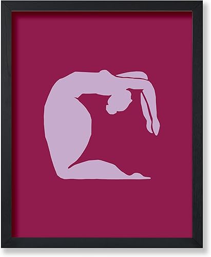 Miniatura 41 de Monem Art - Póster de yoga, impresión retro de yoga para el hogar, arte de meditación, arte espiritual, arte de silueta, arte de gato, arte bohemio