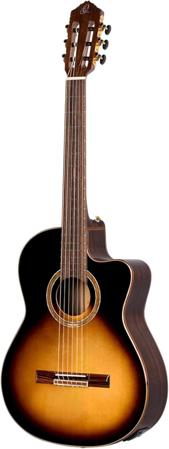 Performer Series Solid Top Slim Neck Acoustic-Electric Nylon Classical Guitar w/Bag