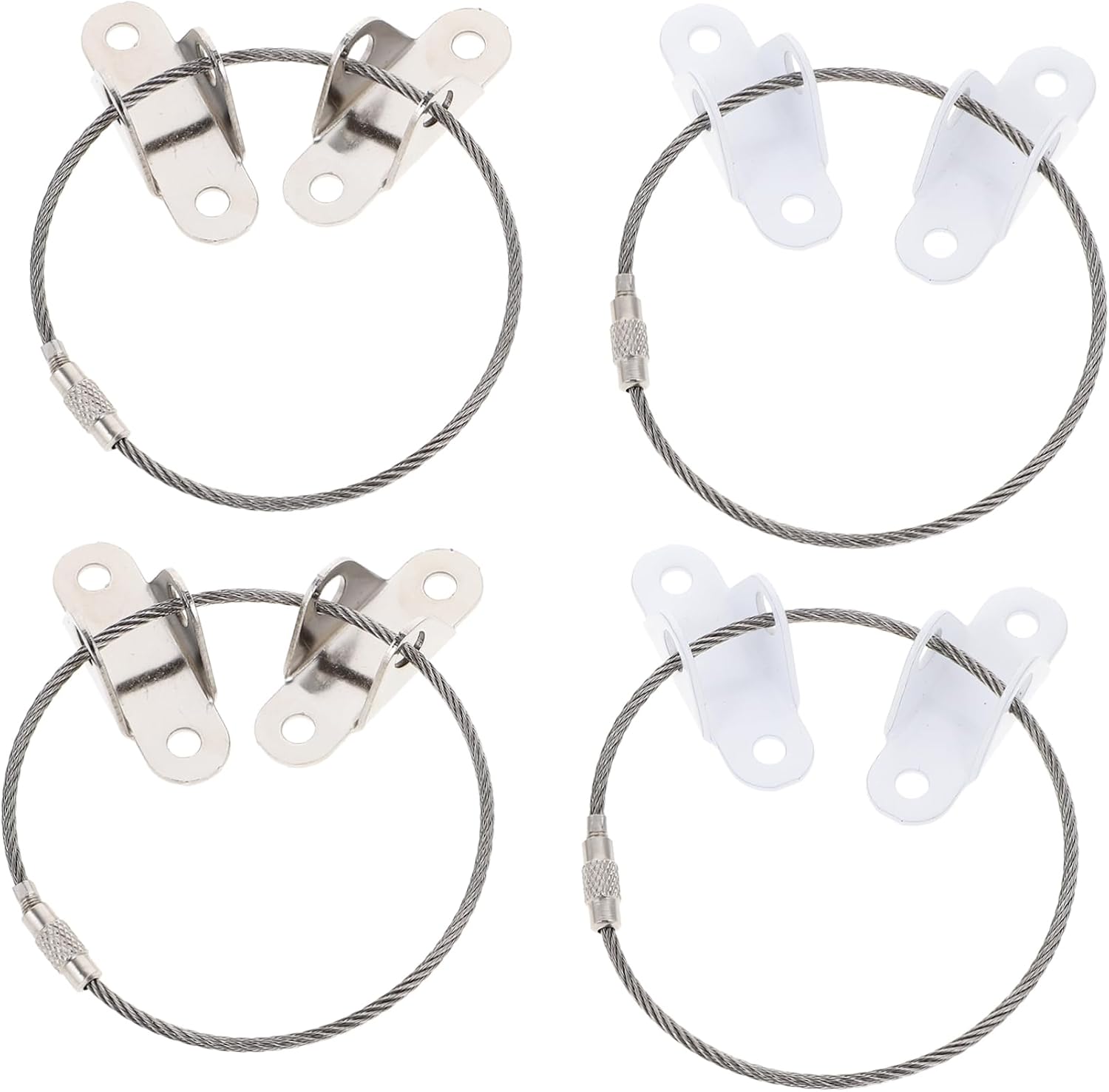 4sets Home Safety Childproof Furniture Anchor Childproof Straps for Cabinet Furniture