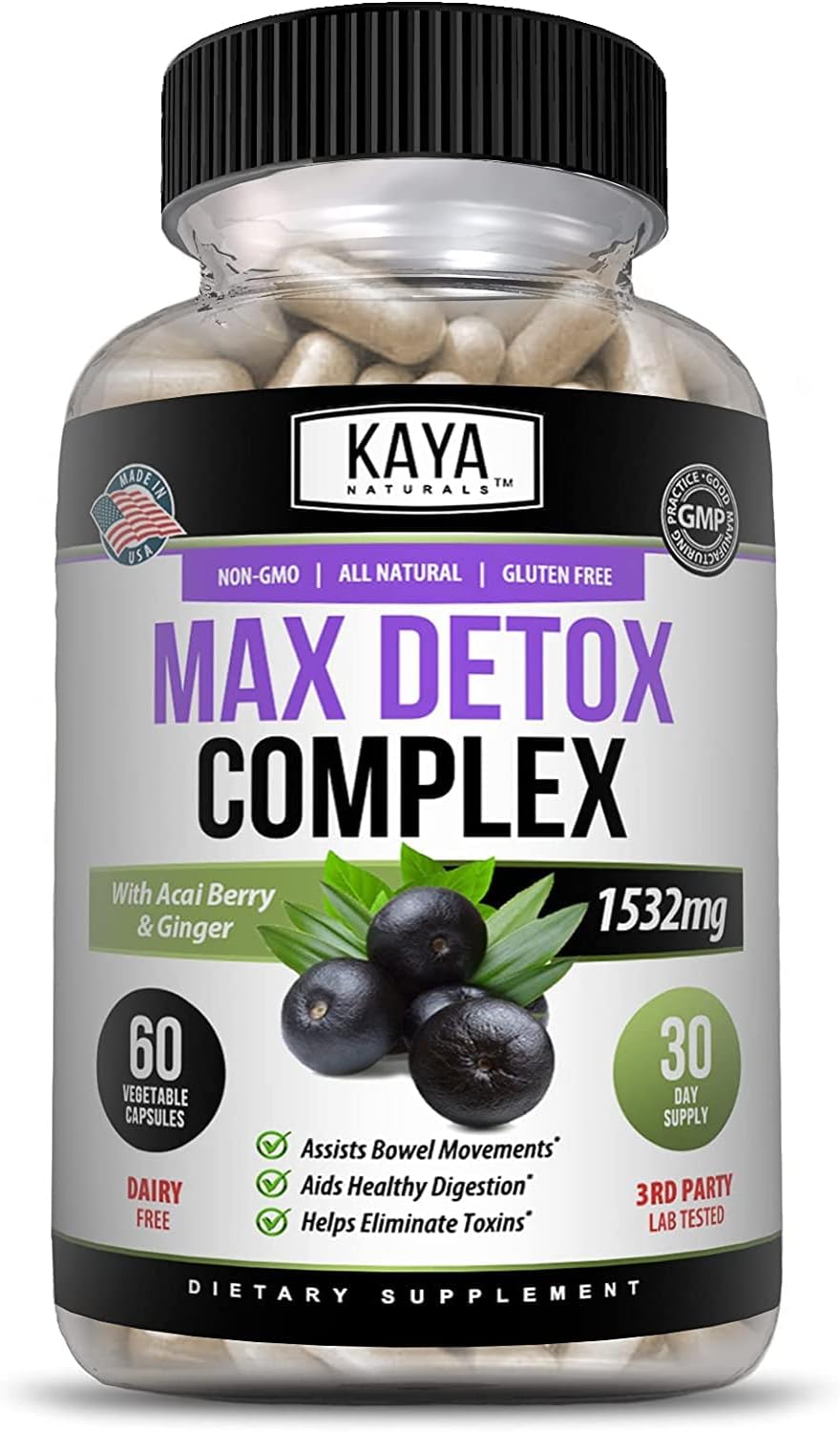 Kaya Naturals Max Detox 100 Natural, Healthy, Safe