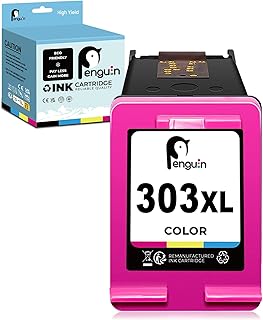 Penguin 303XL Colour Printer Ink Cartridge Replacement for HP 303 XL Compatible with HP ENVY Photo 6220 6230 6232 6234 6252 6255 6258 7100 7120 7820 7834 7155 7865 TANGO TANGO X