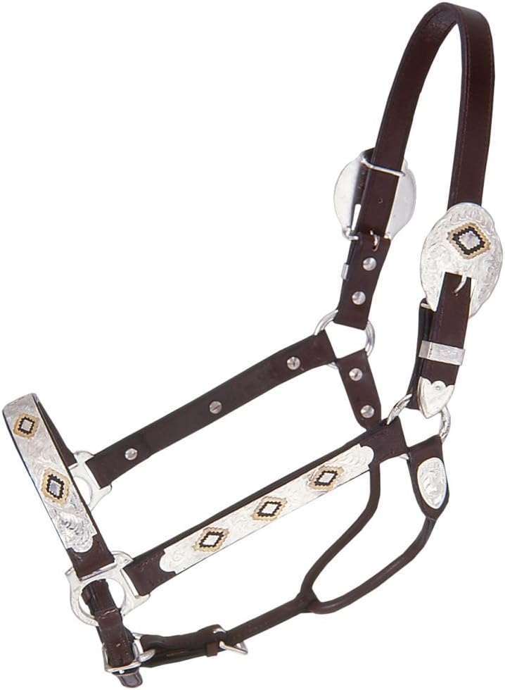 Tough 1 Royal King Gold and Black Inlay Show Halter