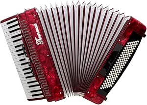 Acordeon 120 Baixos 41 Teclas TA 12009 Vermelho Thommasi