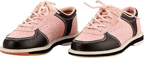 Miniatura 2 de LIPPAN Zapatos de boliche de cuero transpirable para mujer, antideslizantes, cómodos