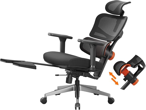 Newtral Office Chair Ergonomic - Home Office Desk Chair, Big and Tall Office Chair, Auto-Following Lumbar Support for Ba