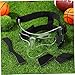 Toyvian Clear Basketball Face Guard Adjustable Sports Mask for Broken Nose Protection Lightweight Transparent Design for and Secure Fit for Youth and Adults