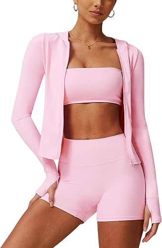 AGYMNX Workout Sets for Women 3 Piece High Waisted Seamless 