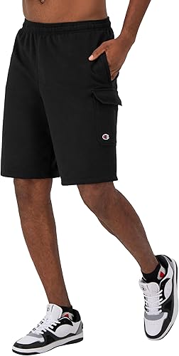 Miniatura 3 de Champion Pantalones cortos cargo para hombre, Powerblend, pantalones cortos para hombre, cómodos pantalones cortos cargo para hombres (regular o