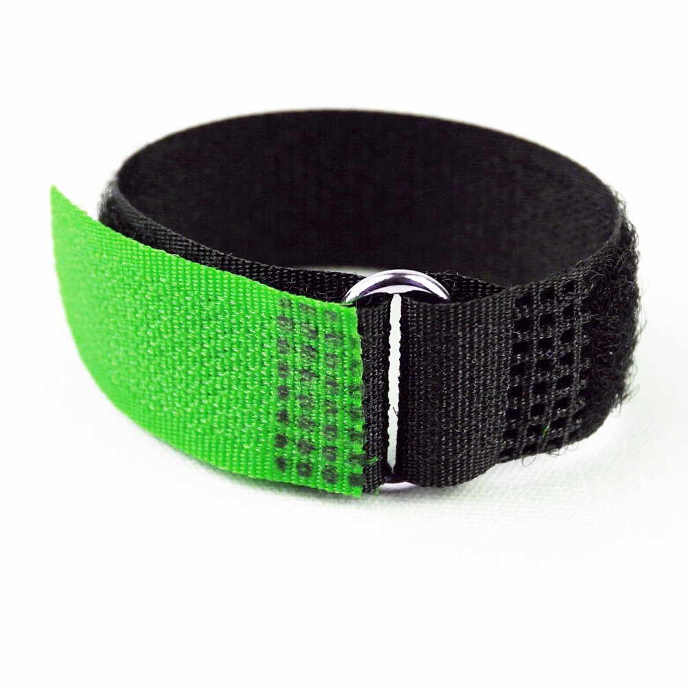 10 Stretch-Klettbänder Mit Metallöse, 30 Cm, Schwarz – Flexibel Zum Bündeln & Befestigen