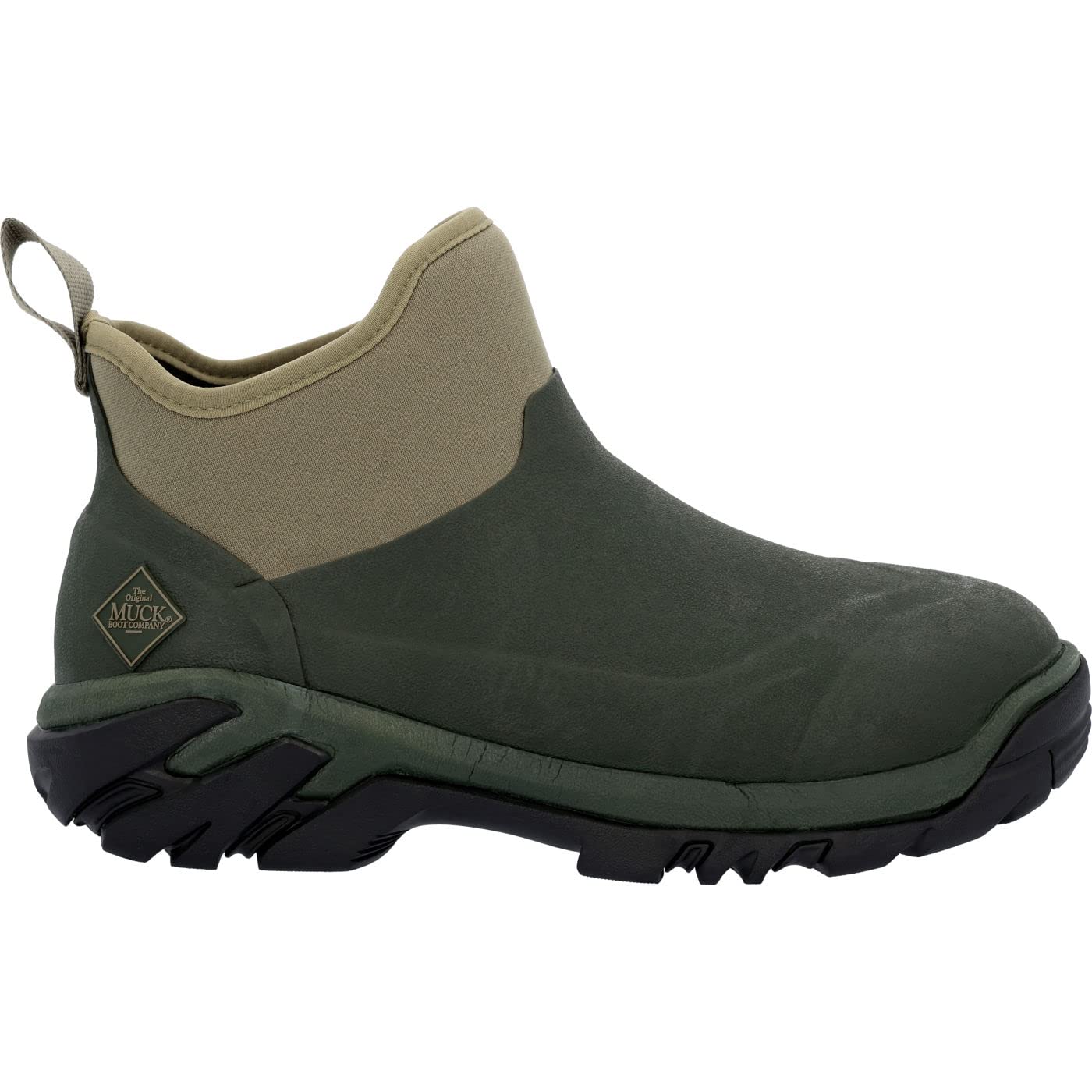 Muck Boots Men's Woody Sport Pull On Waterproof Ankle Boot, Green, 7
