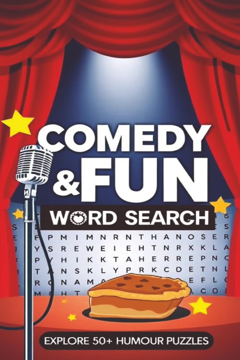 Comedy Fun Humor Word Search Book for Adults: Funny ,Hilarious and Witty Word Search with Easy to Read Print about Laughter and amusement in 50+ Puzzles (Puzzle Gift Series: Word Search Adventures)