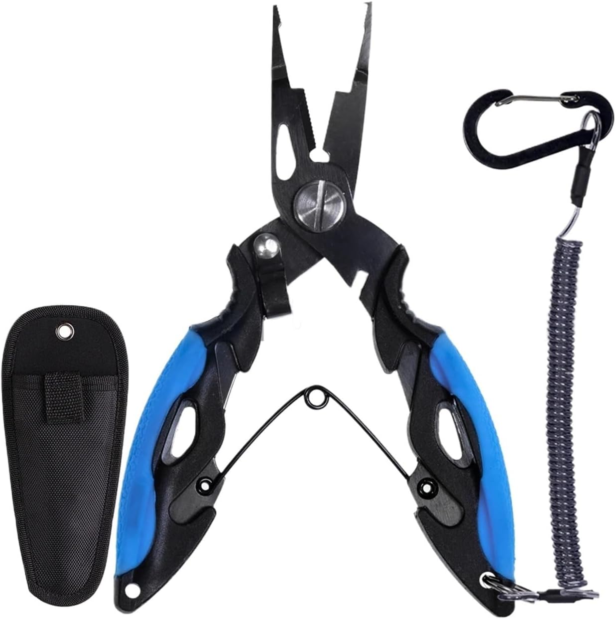 Multifunctional 420 Stainless Steel Fishing Pliers, Line Cutter & Hook Remover Outdoor Fishing Tool