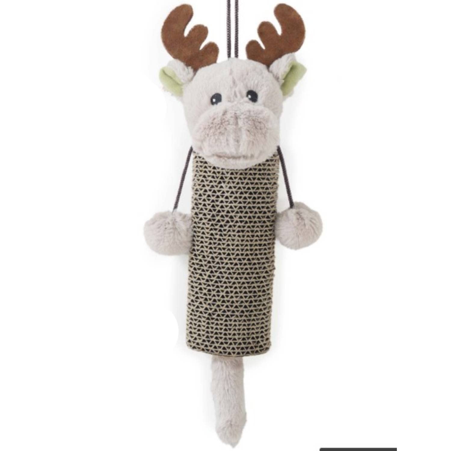 Rosewood Christmas Cat Toys Scratcher Kicker Catnip Play (Reindeer Cardboard Scratcher)