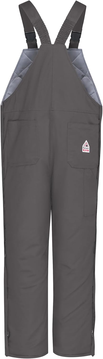 Bulwark FR Men's Midweight Excel FR® ComforTouch® Deluxe Insulated Bib Overall with Leg Tab