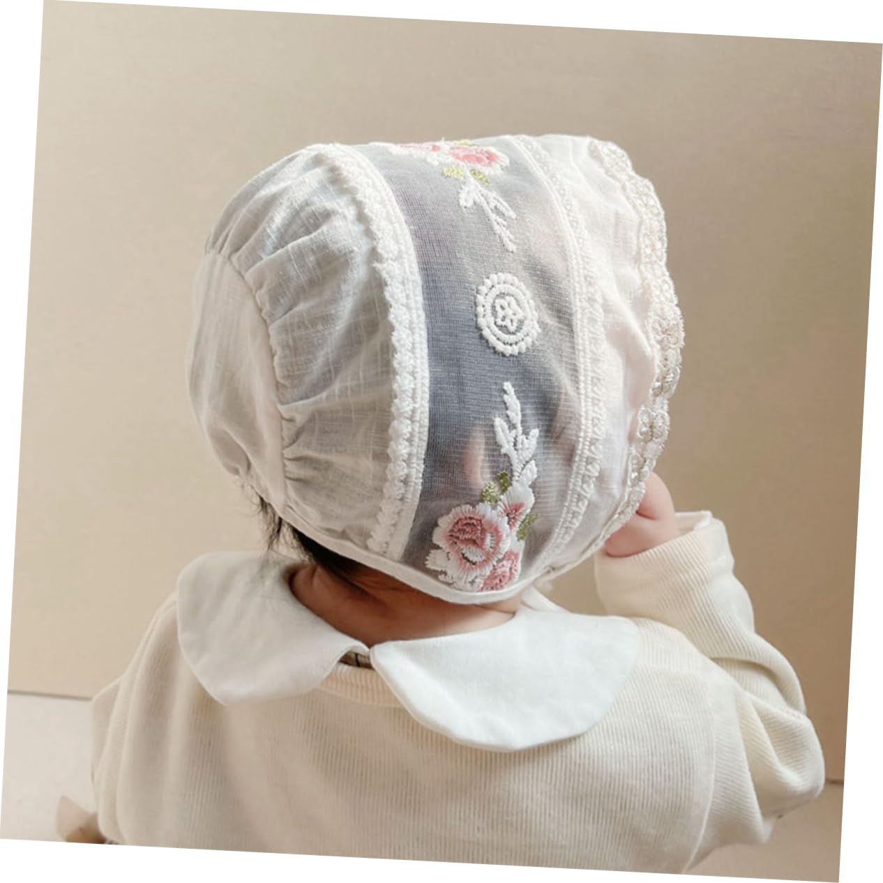 CALLARON Sombrero De Gorro Recién Nacido Sombrero De Niña Pequeño Sombreros De Verano para Bebé Sombreros De Chicas Gorros para Sombrero De Las Niñas Algodón