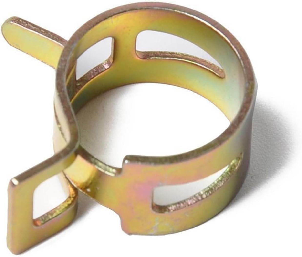 100/155Pcs 6-22mm ZInc Plated Spring Hose Clamp Hose Water Pipe Air Tube Fuel Line Clamps Fastener Assortment Kit Spring Hose Clamps (Size : 155pcs)
