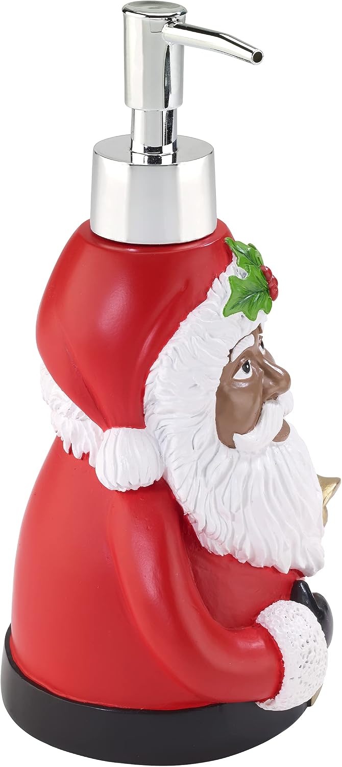Avanti Linens - Christmas Lotion Pump, Refillable Hand Soap Dispenser