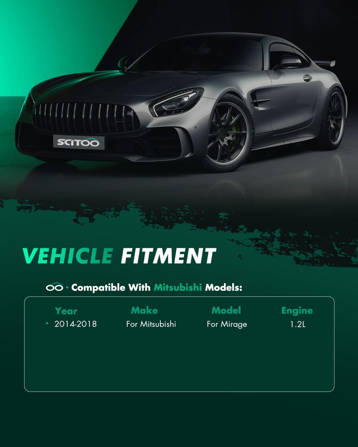 SCITOO Car Armrest Console Storage Box Rotatable Black Leather Center Box Replacement fit For Mitsubishi Attrage 2015 2016 2017 2018 2019 Black