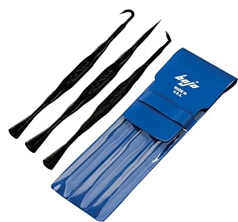 Bojo Tools - 3-Piece O-Ring Pick Tool Kit in Pouch - Heavy Duty