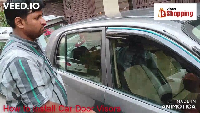Auto E-Shopping Chromeline Door Rain Visor Wind Deflector for