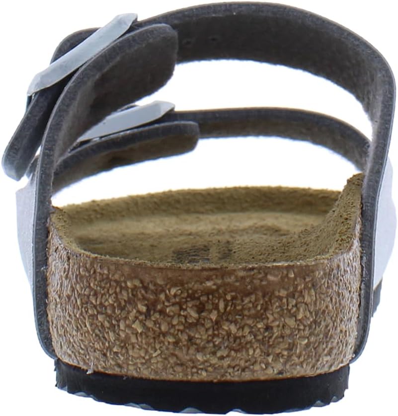 Birkenstock Arizona Narrow PS Girls Shoes Size 1, Color: Sparkling Light Silver-Silver