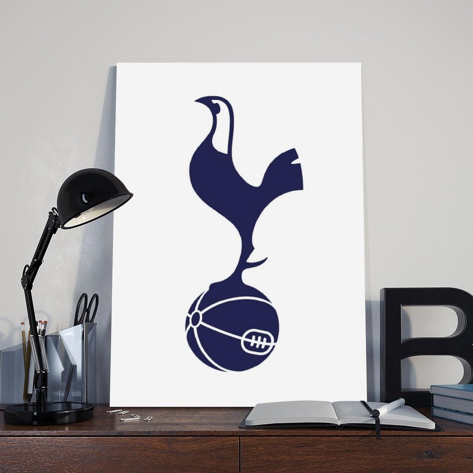 Poster su tela della squadra di calcio, decorazione per camera da letto, ufficio, stanza, regalo, 60 x 90 cm