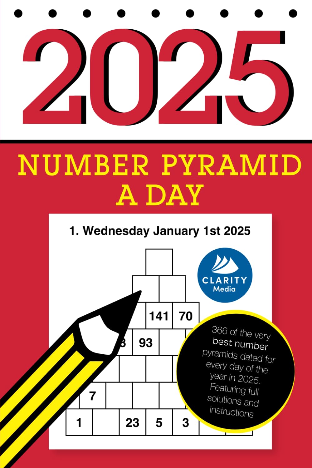 Number Pyramid a Day 2025: 366 number towers to test your mental arithmetic skills!