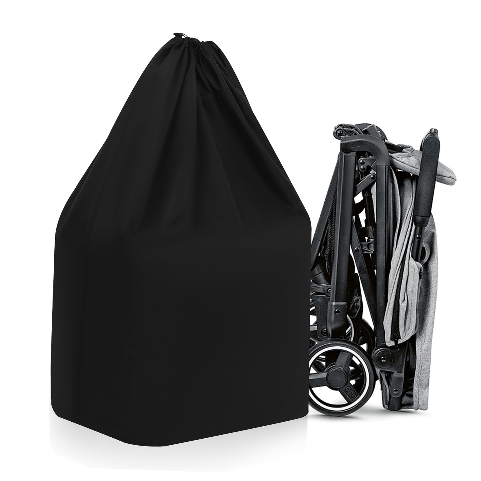 Borsa per Passeggino da Viaggio per Aereo, in Nylon Nero