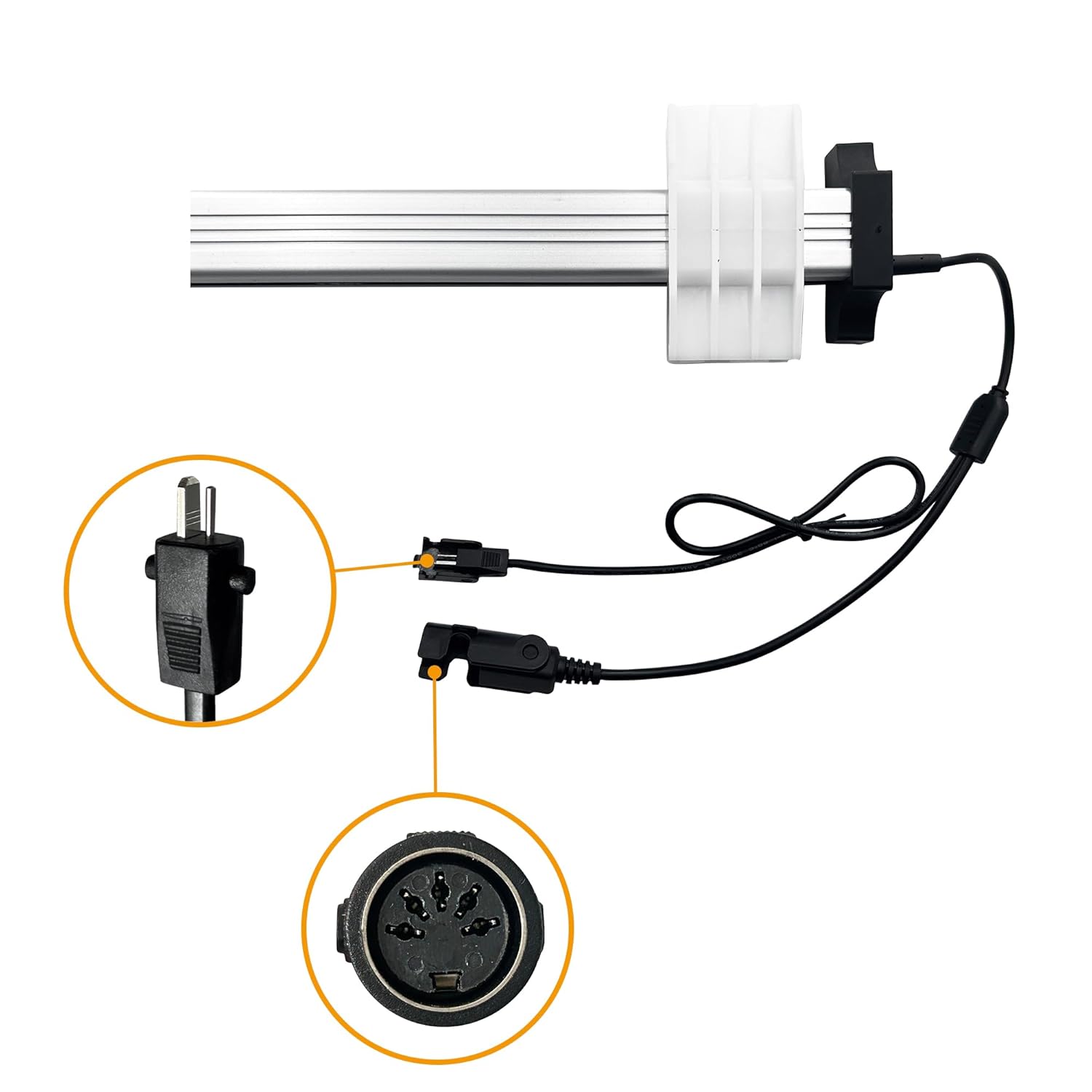 JLDQ-18 Motor Model JLDQ.18.137.333D01 Linear Actuator for Electric Sofa Lift Chair Power Recliner Parts Replacement