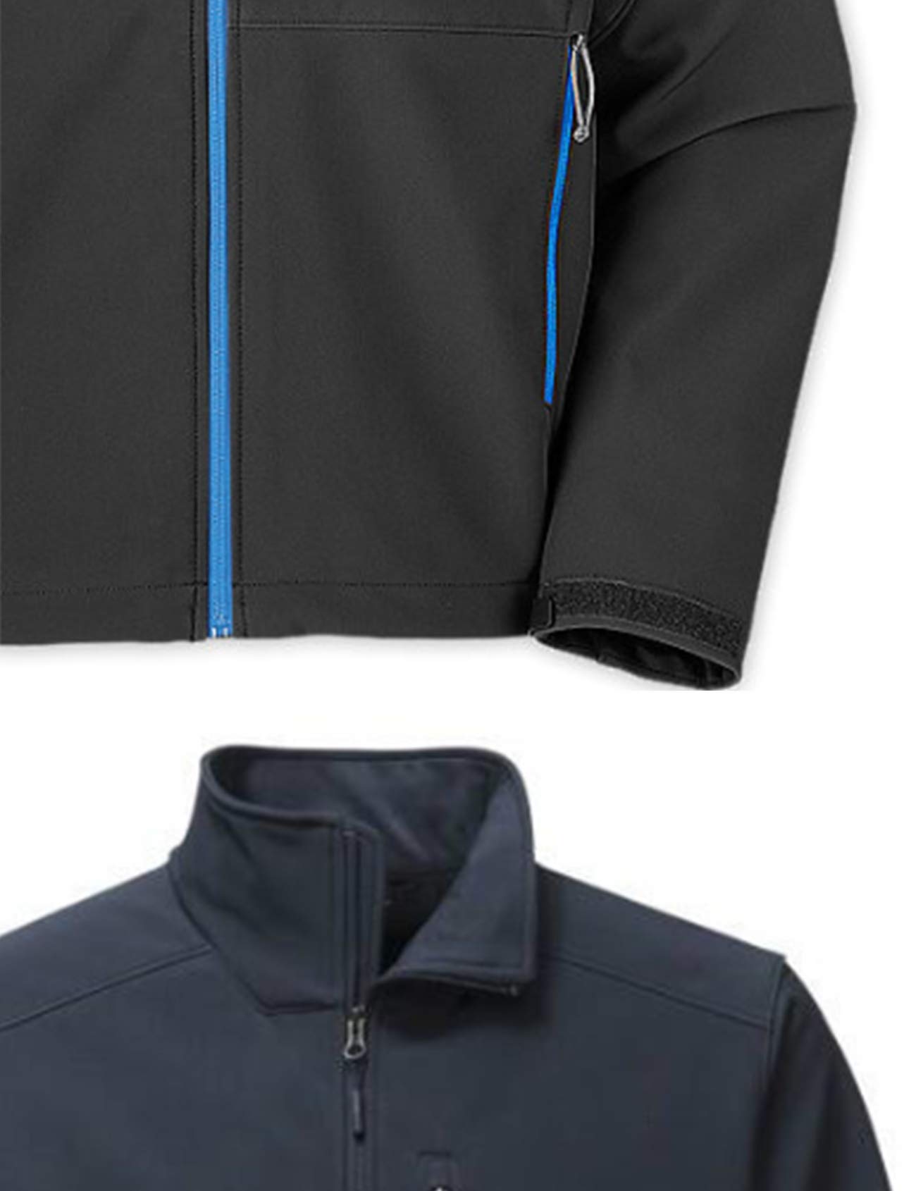Bestgift - Chaqueta de ciclismo para hombre (cortavientos, con bolsillo) Grau2. S