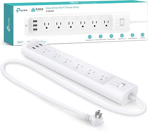 Kasa Smart Plug Power Strip HS300, Smart Outlet, No Hub
