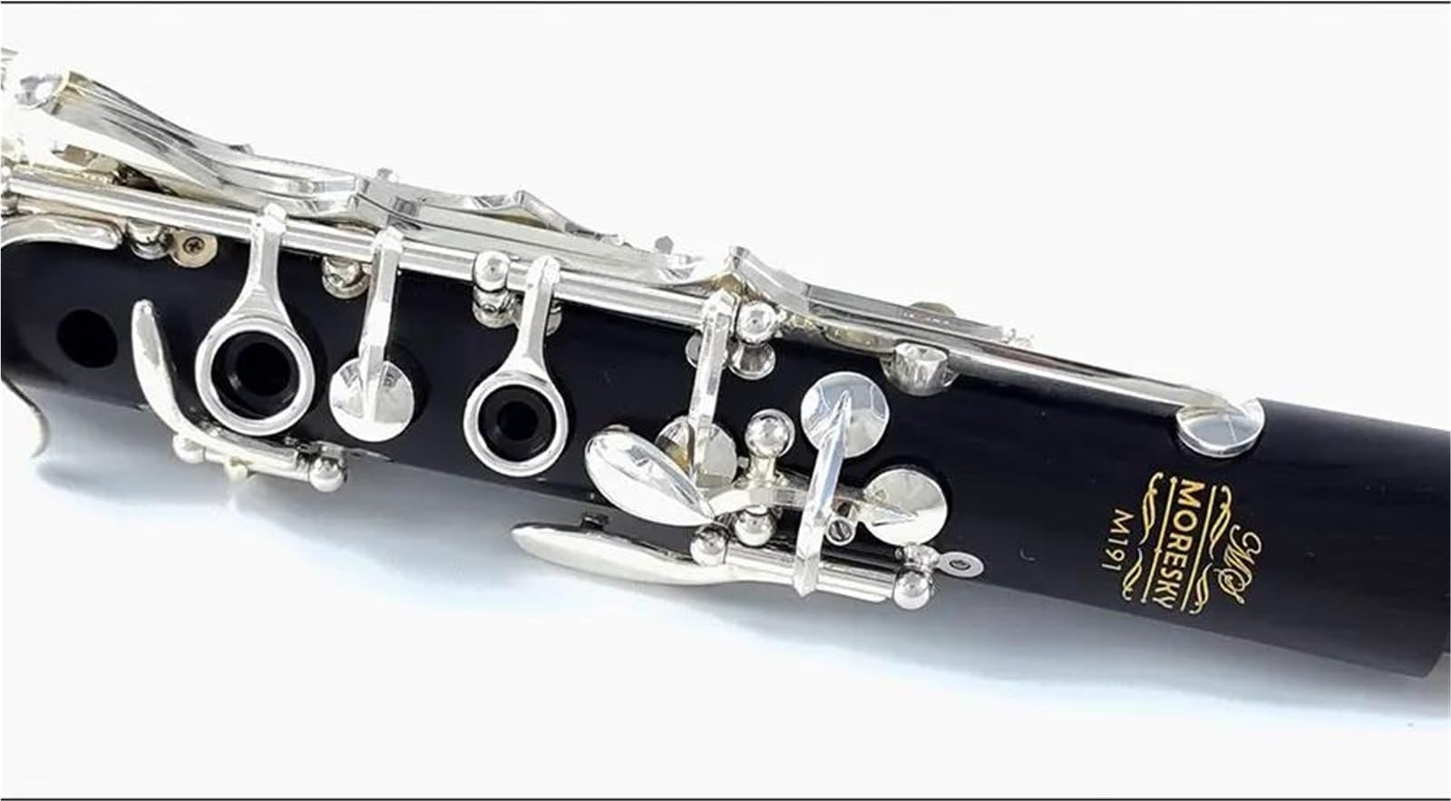 Clarinetto In Ebano Clarinetto | Chiave in Sib, 18 tasti, placcata in argento
