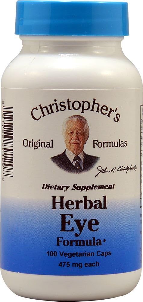 Dr. Christopher's Formulas - Herbal Eyebright 100 Caps (5 Pack)