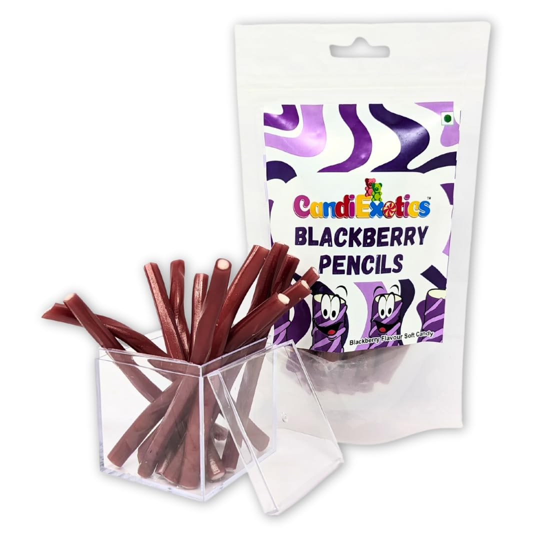 See full amazon price history chart for CandiExotics Vegan Blackberry Filled Pencils Liquorice Gummy Candies Soft Jelly Candy 100gm CandiExotics Vegan Blackberry Filled Pencils Liquorice Gummy Candies Soft Jelly Candy 100gm (B0CL4RCRYJ) Amazon Price History, Amazon Price Tracker