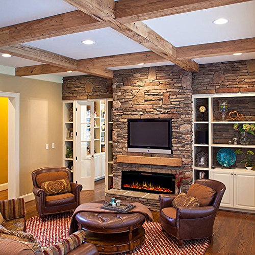 Regal Flame Fusion 50Ó Log Built-In Ventless Recessed Wall Mounted Electric Fireplace Better Than Wood Fireplaces, Gas Logs, Inserts, Log Sets, Gas, Space Heaters, Propane #TOP7