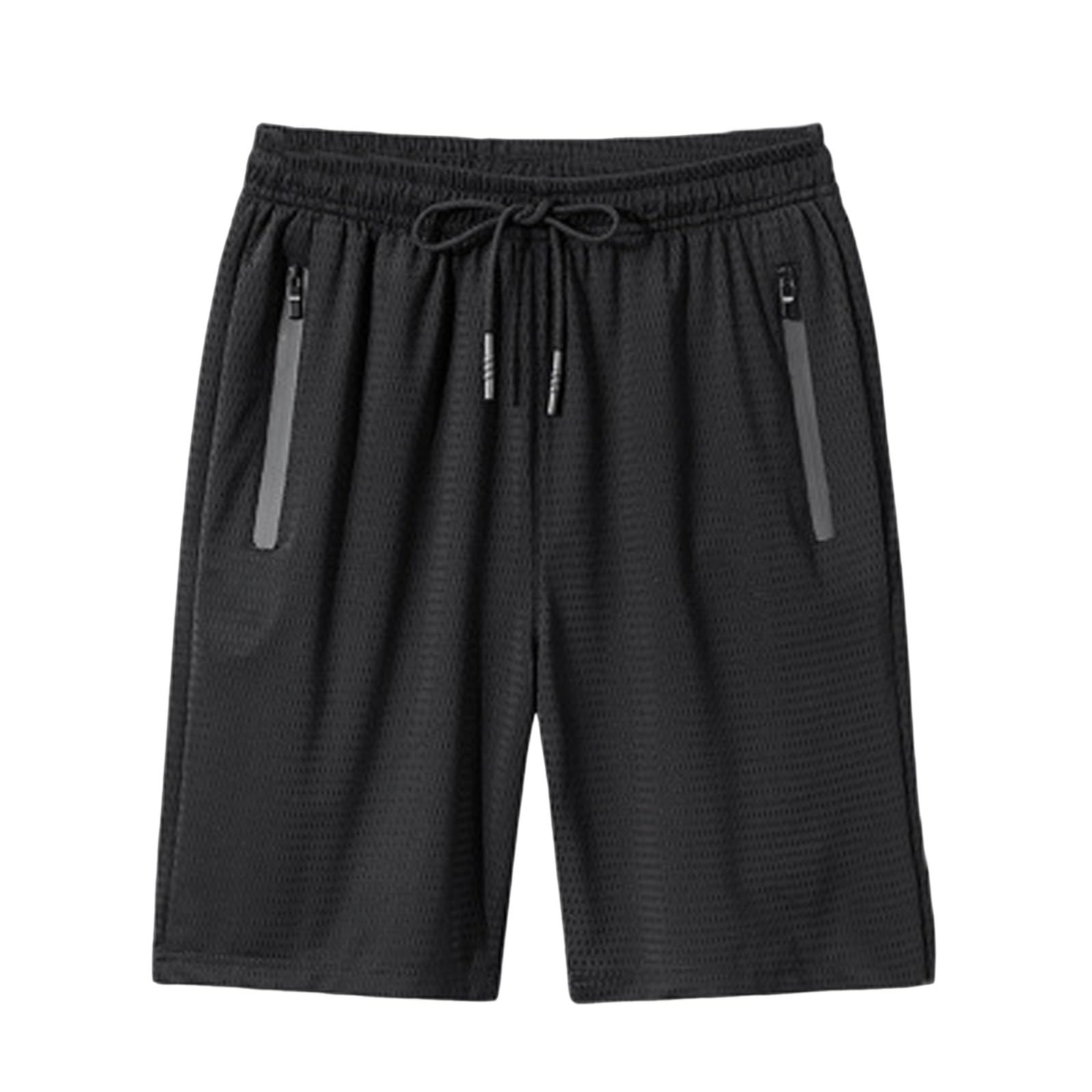 Mens Elastic Waist Athletic Shorts Lightweight Quick Dry Moisture Wicking Gym Running Training Sportswear